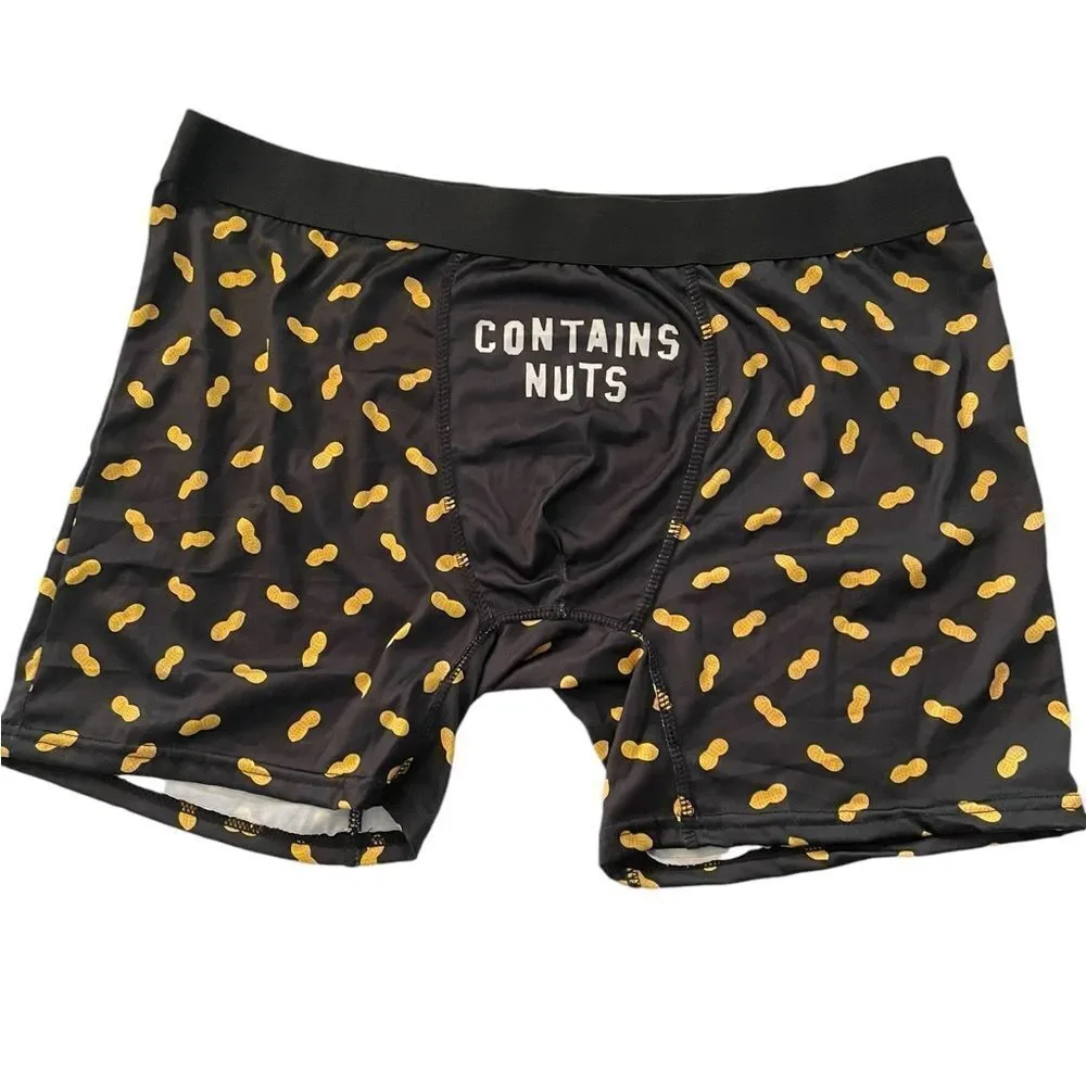 MENS SILKY BRIEFS,‎ CONTAINS NUTS, sz XXL